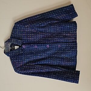 Southern Lady Tweed Jacket Coat Fully Lined Sz 12 Petite